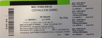 Cephalexin 500MG 51655-026 - Cephalexin 500MG 51655 026